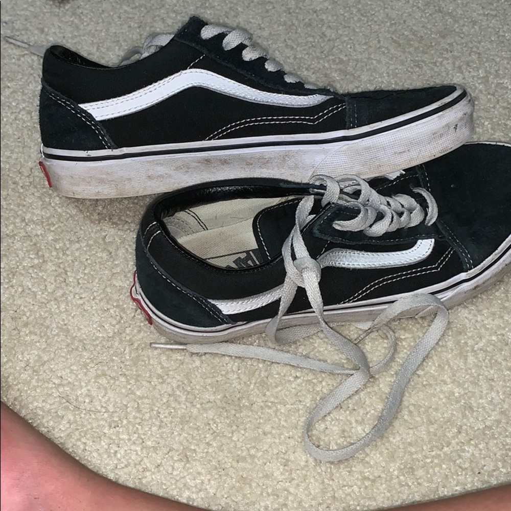 Black old school style vans
